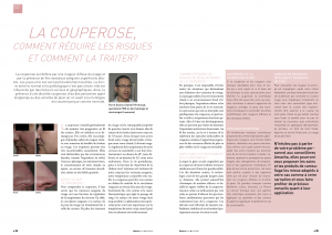 La couperose, comment réduire les risques et comment la traiter? AMAVITA magazine février 2010 La couperose, comment réduire les risques et comment la traiter? AMAVITA magazine février 2010